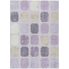 Machine Washable Indoor/Outdoor Chantille ACN2182 Lavender 3' x 5' Rug