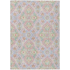Machine Washable Indoor/Outdoor Chantille ACN2207 Lavender 3' x 5' Rug