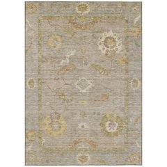Machine Washable Indoor/Outdoor Chantille ACN2229 Brown 3' x 5' Rug