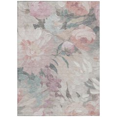 Machine Washable Indoor/Outdoor Chantille ACN2264 Brown 3' x 5' Rug