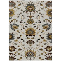 Machine Washable Indoor/Outdoor Chantille ACN2290 Ivory 3' x 5' Rug
