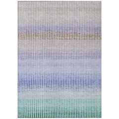 Machine Washable Indoor/Outdoor Chantille ACN2313 Green 3' x 5' Rug