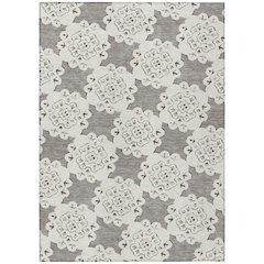 Machine Washable Indoor/Outdoor Chantille ACN2352 Brown 3' x 5' Rug