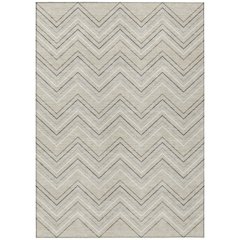 Machine Washable Indoor/Outdoor Chantille ACN2391 Brown 3' x 5' Rug