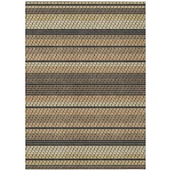 Machine Washable Indoor/Outdoor Chantille ACN2427 Gold 3' x 5' Rug