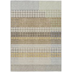 Machine Washable Indoor/Outdoor Chantille ACN2445 Brown 3' x 5' Rug