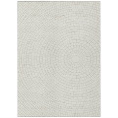 Machine Washable Indoor/Outdoor Chantille ACN2455 Ivory 3' x 5' Rug