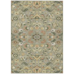Machine Washable Indoor/Outdoor Chantille ACN2473 Green 3' x 5' Rug