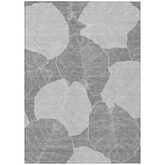 Machine Washable Indoor/Outdoor Chantille ACN2506 Gray 3' x 5' Rug