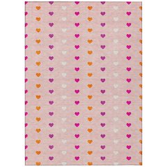 Machine Washable Indoor/Outdoor Chantille ACN2510 Pink 3' x 5' Rug
