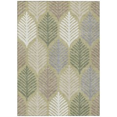 Machine Washable Indoor/Outdoor Chantille ACN2515 Green 3' x 5' Rug