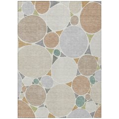 Machine Washable Indoor/Outdoor Chantille ACN2516 Brown 3' x 5' Rug