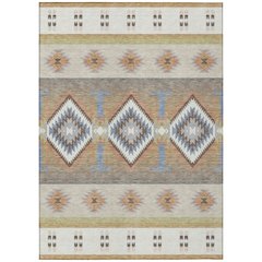 Machine Washable Indoor/Outdoor Chantille ACN2541 Ivory 3' x 5' Rug