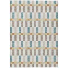 Machine Washable Indoor/Outdoor Chantille ACN2548 Ivory 3' x 5' Rug