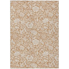 Machine Washable Indoor/Outdoor Chantille ACN2572 Orange 3' x 5' Rug