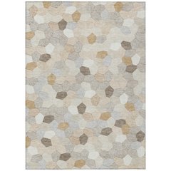 Machine Washable Indoor/Outdoor Chantille ACN2573 Ivory 3' x 5' Rug