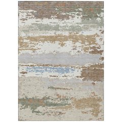 Machine Washable Indoor/Outdoor Chantille ACN2592 Ivory 3' x 5' Rug