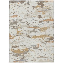 Machine Washable Indoor/Outdoor Chantille ACN2595 Ivory 3' x 5' Rug