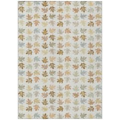 Machine Washable Indoor/Outdoor Chantille ACN2623 Ivory 3' x 5' Rug