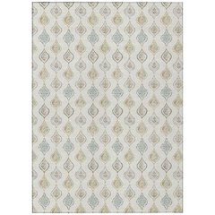 Machine Washable Indoor/Outdoor Chantille ACN2632 Ivory 3' x 5' Rug