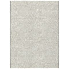 Machine Washable Indoor/Outdoor Chantille ACN2648 Ivory 3' x 5' Rug