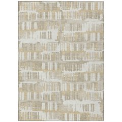 Machine Washable Indoor/Outdoor Chantille ACN2663 Ivory 3' x 5' Rug