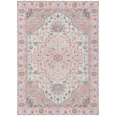 Machine Washable Indoor/Outdoor Chantille ACN2674 Pink 3' x 5' Rug