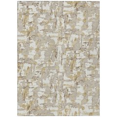 Machine Washable Indoor/Outdoor Chantille ACN2678 Ivory 3' x 5' Rug
