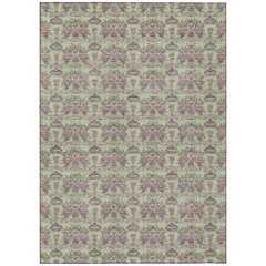 Machine Washable Indoor/Outdoor Chantille ACN2682 Green 3' x 5' Rug