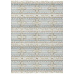 Machine Washable Indoor/Outdoor Chantille ACN2688 Ivory 3' x 5' Rug