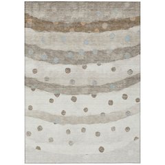 Machine Washable Indoor/Outdoor Chantille ACN2696 Ivory 3' x 5' Rug