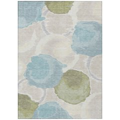 Machine Washable Indoor/Outdoor Chantille ACN2701 Ivory 3' x 5' Rug