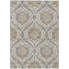 Machine Washable Indoor/Outdoor Chantille ACN2703 Brown 3' x 5' Rug