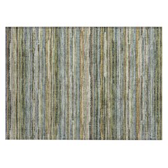 Machine Washable Indoor/Outdoor Chantille ACN2717 Green 2'6" x 3'10" Rug