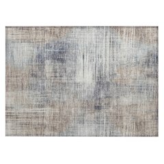 Machine Washable Indoor/Outdoor Chantille ACN2718 Brown 2'6" x 3'10" Rug