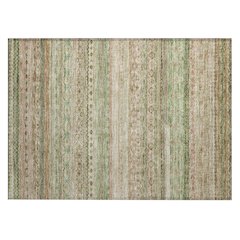 Machine Washable Indoor/Outdoor Chantille ACN2722 Orange 2'6" x 3'10" Rug