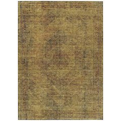 Machine Washable Indoor/Outdoor Chantille ACN2726 Orange 5' x 7'6" Rug