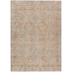 Machine Washable Indoor/Outdoor Chantille ACN2727 Orange 5' x 7'6" Rug