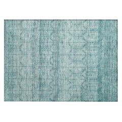 Machine Washable Indoor/Outdoor Chantille ACN2728 Teal 2'6" x 3'10" Rug