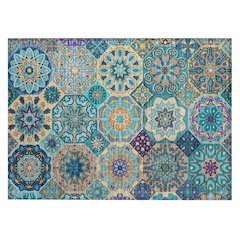 Machine Washable Indoor/Outdoor Chantille ACN2729 Teal 2'6" x 3'10" Rug