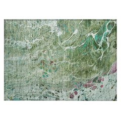 Machine Washable Indoor/Outdoor Chantille ACN2730 Green 2'6" x 3'10" Rug