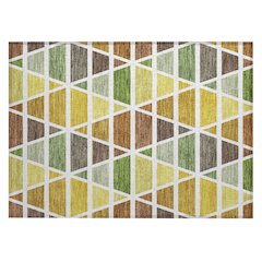 Machine Washable Indoor/Outdoor Chantille ACN2732 Brown 2'6" x 3'10" Rug