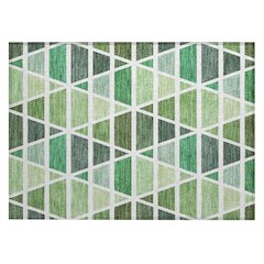 Machine Washable Indoor/Outdoor Chantille ACN2732 Green 2'6" x 3'10" Rug