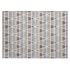 Machine Washable Indoor/Outdoor Chantille ACN2733 Brown 2'6" x 3'10" Rug