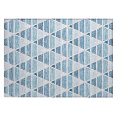 Machine Washable Indoor/Outdoor Chantille ACN2734 Blue 2'6" x 3'10" Rug
