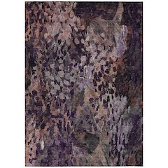 Machine Washable Indoor/Outdoor Chantille ACN2737 Purple 5' x 7'6" Rug