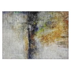 Machine Washable Indoor/Outdoor Chantille ACN2739 Orange 2'6" x 3'10" Rug