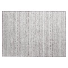 Machine Washable Indoor/Outdoor Chantille ACN2742 Brown 2'6" x 3'10" Rug