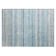 Machine Washable Indoor/Outdoor Chantille ACN2742 Teal 2'6" x 3'10" Rug