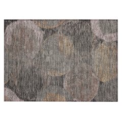 Machine Washable Indoor/Outdoor Chantille ACN2744 Brown 2'6" x 3'10" Rug